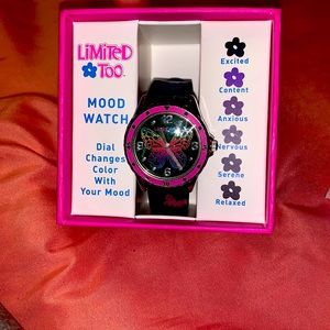 Mood watch! Good for time learning butterfly print